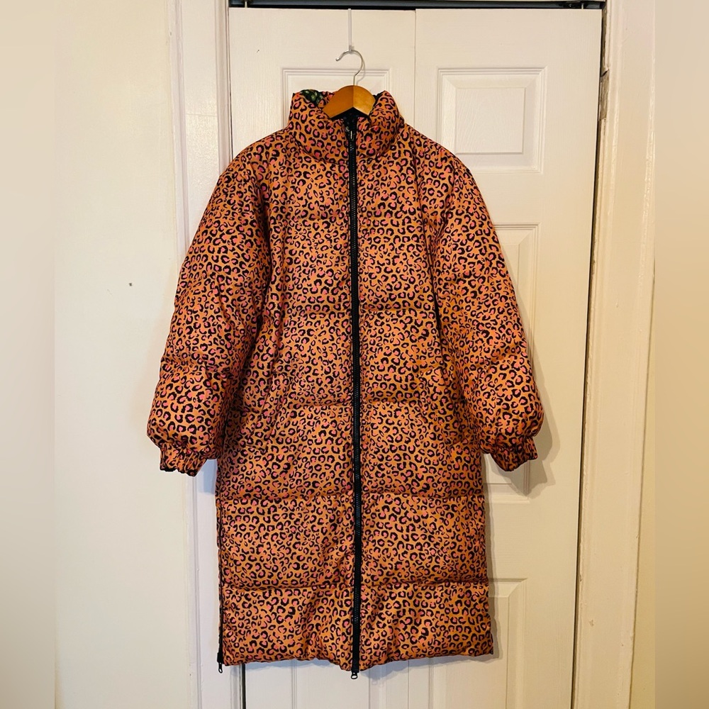 Farm Rio Leopard/Jungle print Puffer